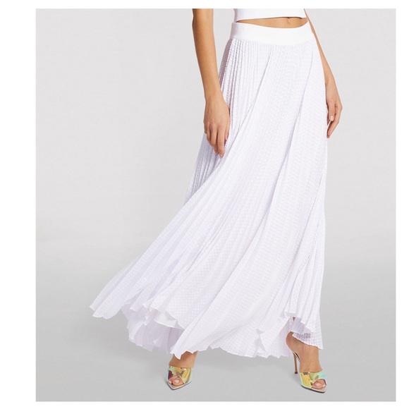 ALICE + OLIVIA Katz Pleated maxi Skirt - Picture 2 of 12
